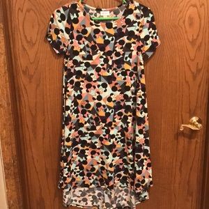 LuLaRoe Disney Carly dress size XXS. Minnie Mouse pattern.